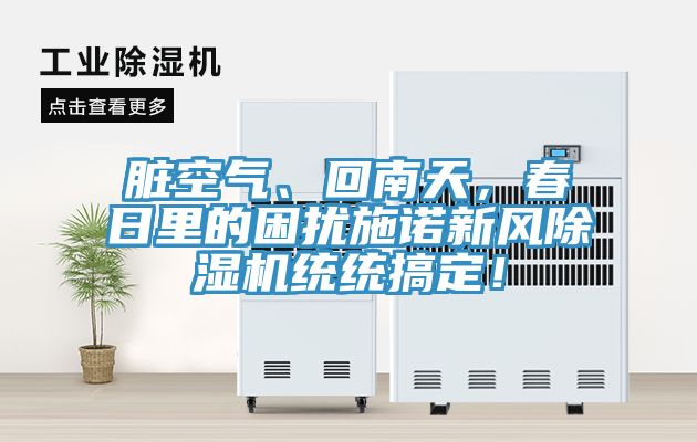 脏空气、回南天，春日里的困扰施诺新风小黄片直播视频统统搞定！