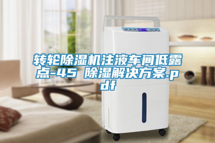 转轮小黄片直播视频注液车间低露点-45℃除湿解决方案.pdf