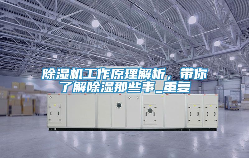 小黄片直播视频工作原理解析，带你了解除湿那些事_重复