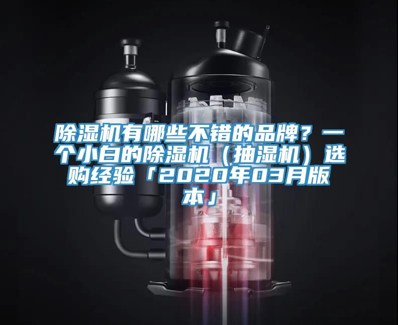 小黄片直播视频有哪些不错的品牌？一个小白的小黄片直播视频（抽湿机）选购经验「2020年03月版本」